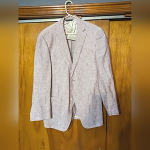 Seersucker blazer  42 tall long